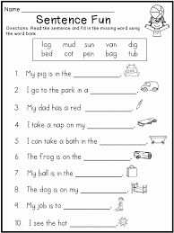 Reading Worksheets For Kindergarten Free Phonics Kindergarten Kindergarten Reading Worksheets English Worksheets For Kids