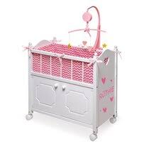 Adora baby doll crib gender neutral zig zag designed playpen bed toy with carry bag for baby dolls up to 16 inches 218603. Baby Doll Bed Wayfair
