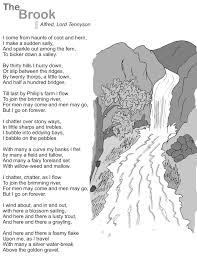 Grade 9 Reading Lesson 8 Poetry The Brook 1 Poetry Words English Love Poems Classic Poems
