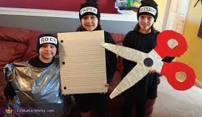See more ideas about diy costumes, costumes, halloween costumes. Rock Paper Scissors Group Costume