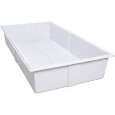 Active Aqua Premium Deep Flood Table White 2 Ft X 4 Ft Flood Aquaponics Aquarium Drainage Channel