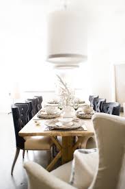 Living room collections home and hearth come alive with the handcrafted appeal of rustic home furnishings. Leather Tufted Dining Chair Eclectic Dining Room David Christensen Photography
