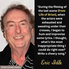 I love how his mind works 😂 Eric Idle talking about how he wrote 'Always  Look