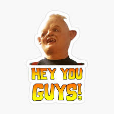 You need something to shout so you can distract them, but what? Sloth Hey You Guys Greeting Card By Tardisbabes Redbubble