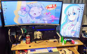 One Wide One Tall Both Weeb Pc Computers Gaming Computer Setup Computer Pc Setup The ultimate $10,000 gaming + livestreaming setup. one wide one tall both weeb pc