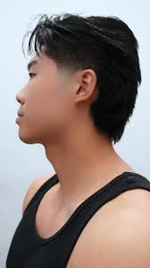 Did this transformation save Jamie⁉️ #mullet #taper #haircut  #transformation #asian #straighthair #middlepart