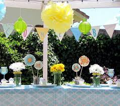 Steal some of these diy tips to transform your space from bland to we have officially entered backyard party season ! 37 Creative Spring Baby Shower Ideas For Boys Table Decorating Ideas