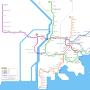 Busan Subway Map from www.urbanrail.net