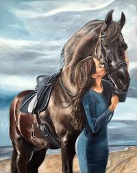 friesian horse horse art portrait painting caroline towning horse art horse paintings in 2021 horse painting horse oil painting horse drawings