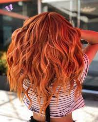 Ombred long bob hairstyle with blunt bangs: Orange Ombre Hair 12 Revolutionary Ideas To Rock
