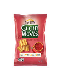 Using healthier oils with 75% less saturated fat, they are then coated in smith's famous flavours and seasoning. Grainwaves Sweet Chilli 170g