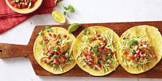 Place in a bowl and toss with the olive oil, cilantro, lime juice, cumin, and a large pinch of flaky salt. White Fish Tacos With Strawberry Cucumber Salsa