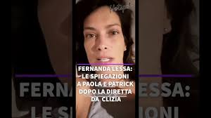 Fernanda Lessa si spiega con Patrick e Paola Di Benedetto