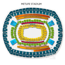 48 Veracious Concert Seating Chart For Metlife Stadium