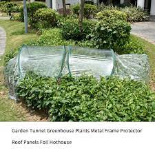 Metal plant frames and support including the conical plant support rings, garden hoop plant support and adjustable plant supports. Garden Tunnel Greenhouse Plants Metal Frame Protector Roof Panels Foil Hothouse Planting Vegetable Seedling Plant Covers Aliexpress
