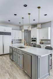We did not find results for: Grey And White Kitchen White Cabinets With Grey Subway Tile And A Decorative Glass Modern Kitchen Cabinet Design Kitchen Design Shaker Style Kitchen Cabinets