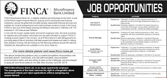 Finca microfinance bank limited located at vehari rd, multan, pakistan. Finca Microfinance Bank Limited Jobs 2019 Latest