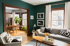 Awesome Color Palettes To Try If You Love The Color Green Living Room Decor Modern Teal Living Rooms Mid Century Modern Living Room Decor