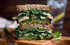 Mushroom Melt With Parsley Pesto Kale And Arugula Published 2013 Parsley Pesto Recipes Nyt Cooking