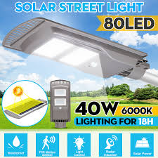 Use the simple connection interface to install in any pole in a professional way in the least amount of time possible. 20w 40w 60w Led Solar Powered Street Light Pir Motion Outdoor Garden Sensor Lamp Outdoor Yard Lights Outdoor Lighting Equipment