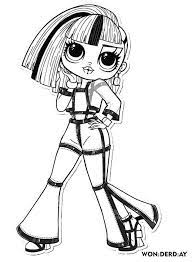 Part of the lol surprise! Coloring Pages Lol Omg Download Or Print For Free