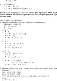 120 menit petunjuk khusus : Teori Dan Operasi Pada Himpunan Pdf Free Download