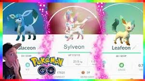 How To Get Sylveon Leafeon Glaceon In Pokemon Go Youtube Eevee evolves into vaporeon when exposed to a water stone. leafeon glaceon in pokemon go