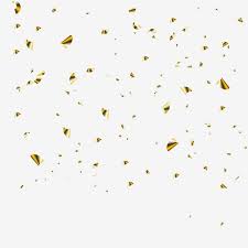 黄金と明るい紙吹雪落下の背景 装飾的な 光 効果画像素材の無料ダウンロードのためのpngとベクトル 紙吹雪 黄金 ベクター画像