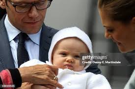Swedish Crown Princess Victoria and Prince Daniel holding their... News  Photo
