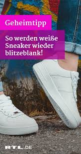 Strahlend Sauber So Putzen Sie Weisse Sneakers Richtig Weisse Sneaker Weisse Turnschuhe Weise Sneaker
