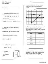 6th Grade Common Core Math Final Review Worksheets Common Core Math Math Common Core
