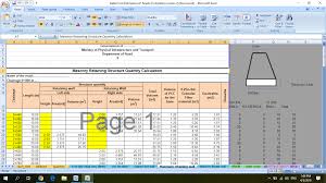 C5104law firm invoice template 4. Detail Cost And Quantity Estimation Of Road Download Complete Excel Sheet In A Single File Of A Complete Project 22 Sheets Engineeringnepal Com Np Engineering Nepal The Complete Engineering Website