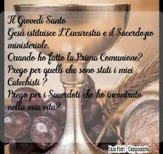 Come si prepara la comunità cristiana a celebrare. Giovedi Santo Parrocchia Di Camposanto E Cadecoppi