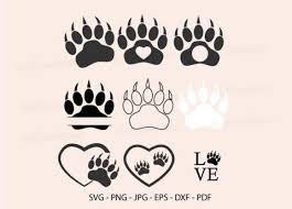 Download Bear Paw Print Paw Monogram Graphic By Redcreations Creative Fabrica Yellowimages Mockups