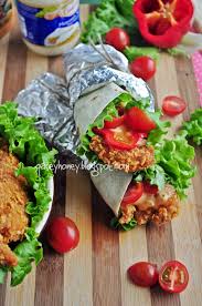 Resep ayam tortilla (healthy chicken wrap recipe video) | melati putri. Tortilla Ayam Qasey Honey