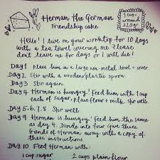 Friendship Cake Recipe Friendship Cake Amish Bread Recipes Friendship Bread