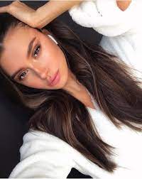 hairstyle makeup tan chic brunette luxury style model fashion https weheartit com entry cabello y maquillaje cabello y belleza peinado y maquillaje