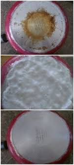Clean Pot Pan Bottoms Have Stains On Your Pots And Pans Bottom Sprinkle On Some Baking Soda Then Peroxide Clean Pots Cleaning Hacks Diy Cleaning Products