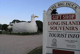 I love this duck so much, no one understands my love for this duck. Li S Big Duck Gets Dressed Up For The Holidays Long Island Business News