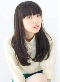 やっぱり人気の内巻ぱっつんロング 髪型ロング long hair styles model hair japan hairstyle