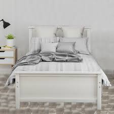 Clearance Twin Bed Frames For Kids Heavy Duty Wood Twin Platform Bed Frame With Headboard Footboard Great For Boys Girls No Box Spring Needed Modern Bed In 2020 Bed Frame
