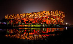 Located in the olympic park, north of the city, the stadium is only 1.5 km from the olympic village. Bird Nest Stadium National Stadium Beijing China Architect Boy