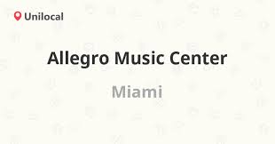 © 2017 by allegro music & art academy. Allegro Music Center Miami 6869 Sw 8th St 5 Opiniones Direccion Y Numero De Telefono