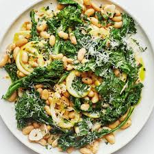 White Beans With Broccoli Rabe And Lemon Recipe Broccolini Recipe Bean Recipes Broccoli Rabe Recipe