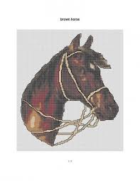 Stitching patterns are ideal for cards, gift tags, samplers or christmas stockings. Free Cross Stitch Pattern Brown Horse Cross Stitch Horse Cross Stitch Animals Cross Stitch Patterns