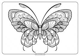 By best coloring pagesjuly 30th 2013. Printable Butterfly Mandala Pdf Coloring Pages 46