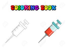 Subscribe to my free weekly newsletter — you'll be the first to know when i add new printable documents and templates to the freeprintable.net network of sites. Syringe For Injection Coloring Book For Children Cartoon Medical Royalty Free Cliparts Vectors And Stock Illustration Image 136634236