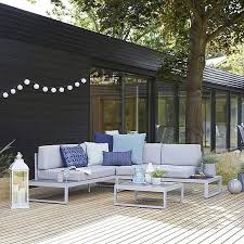 Ibiza Grey Corner Sofa Set Dunelm In 2020 Corner Sofa Garden Corner Sofa Set Garden Furniture Sets