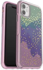 Amazon Com Otterbox Symmetry Clear Series Case For Iphone 11 Wish Way Now Silver Flake Pink Matter Wish Way Now