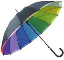 Giant De-Luxe Auto Full Rainbow Golf Umbrella | Brolliesgalore